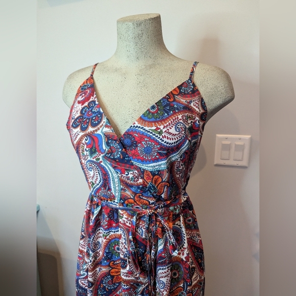 CUPSHE Women's Plunging Backless Beach Dress, Cami Straps, Empire Waist  Size M - Picture 4 of 12